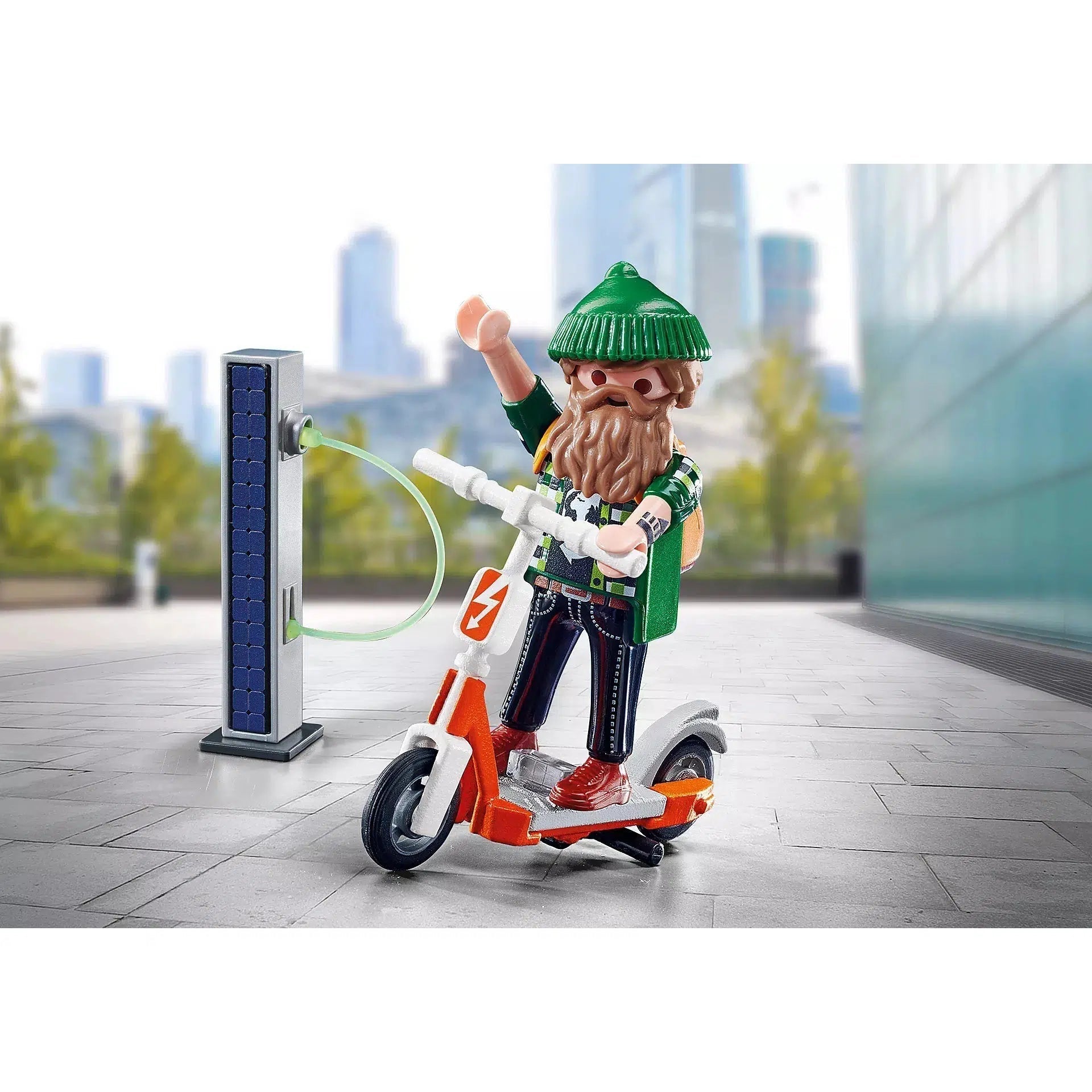 Playmobil-Special Plus - Man with E-Scooter-70873-Legacy Toys