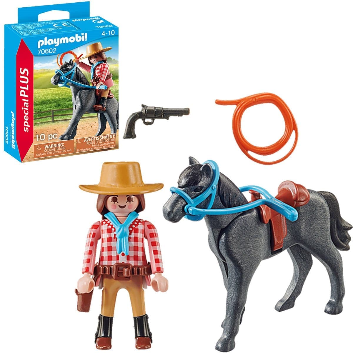 Playmobil-Special Plus - Western Horseback Ride-70602-Legacy Toys