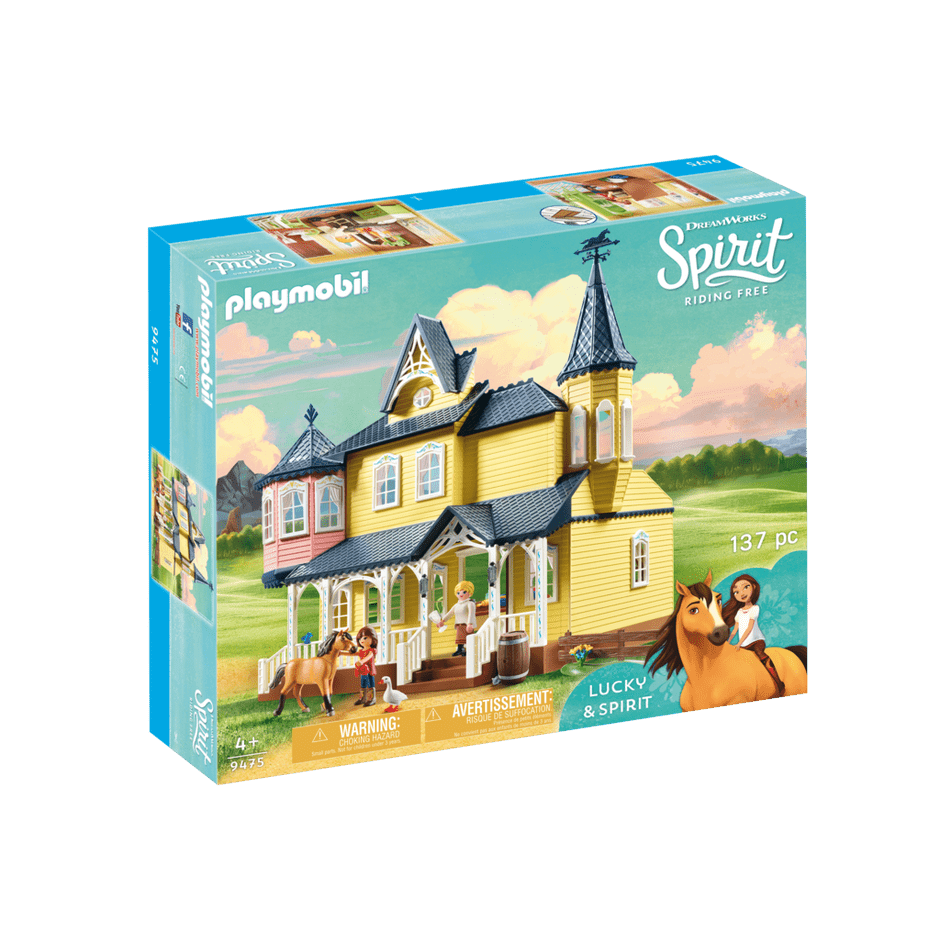 Playmobil-Spirit - Lucky's Happy Home-9475-Legacy Toys