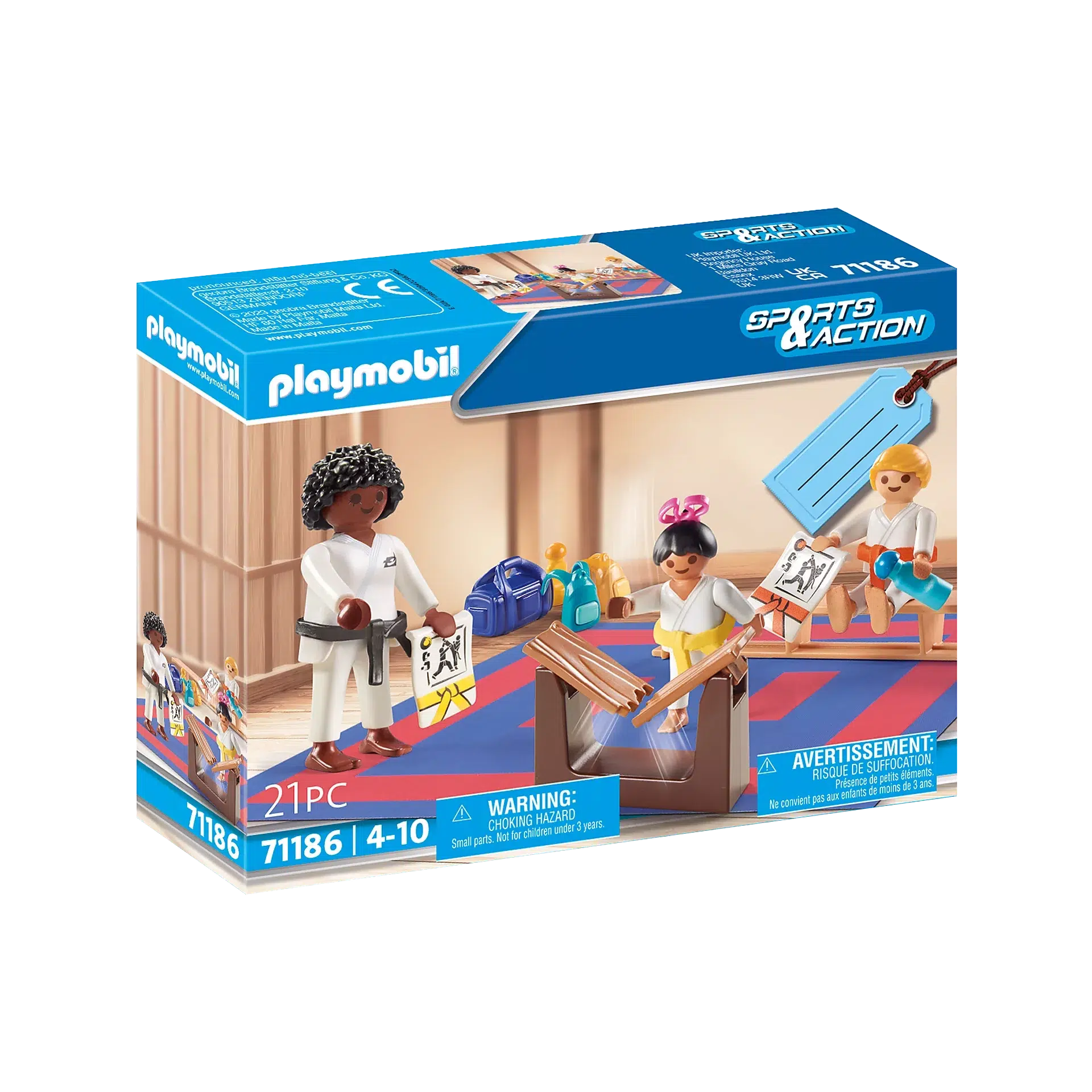 Playmobil-Sports & Action - Karate Class Gift Set-71186-Legacy Toys