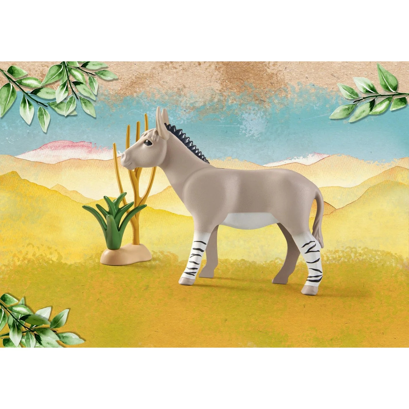 Playmobil-Wiltopia - African Wild Donkey-71289-Legacy Toys