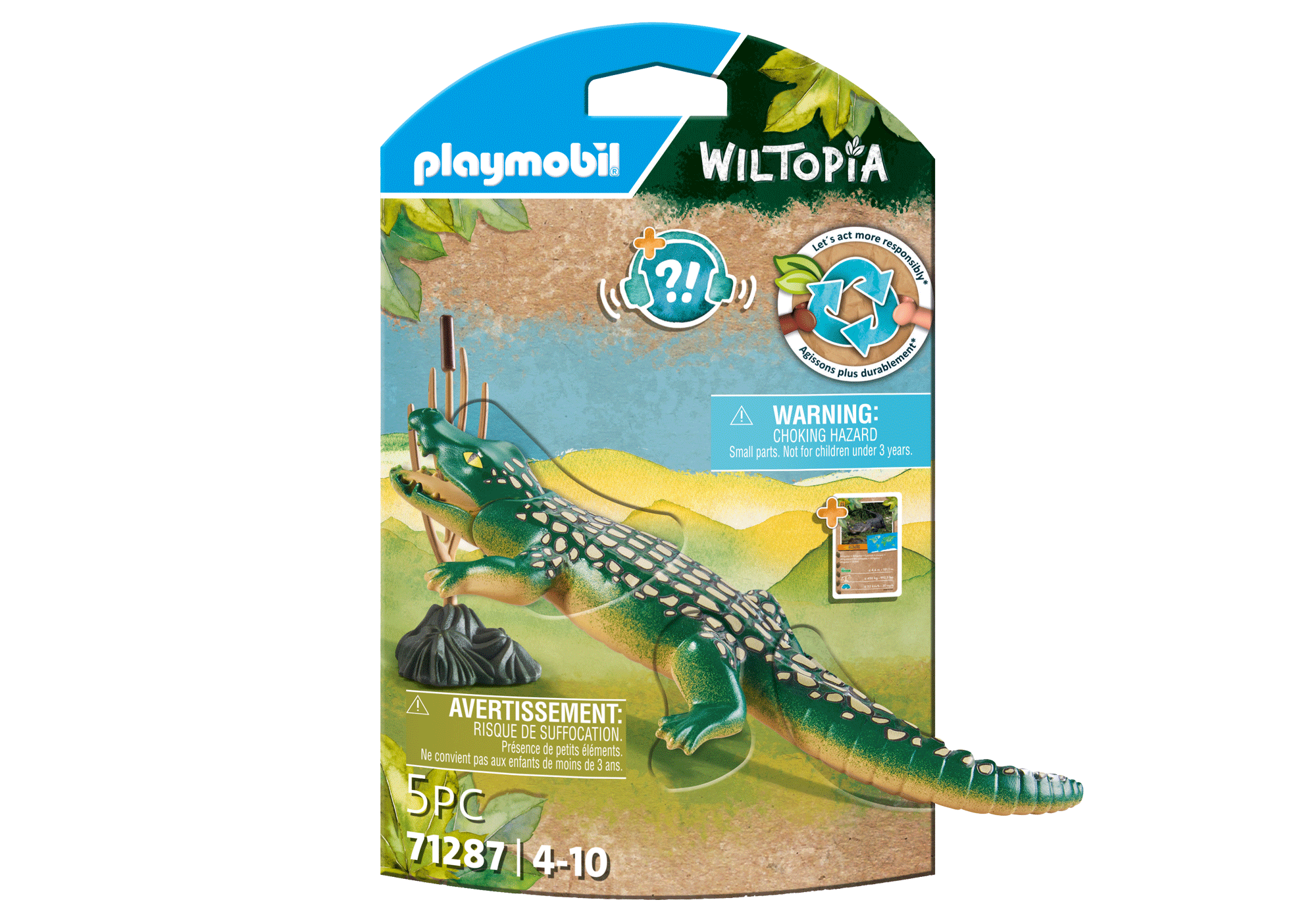 Playmobil-Wiltopia - Alligator-71287-Legacy Toys