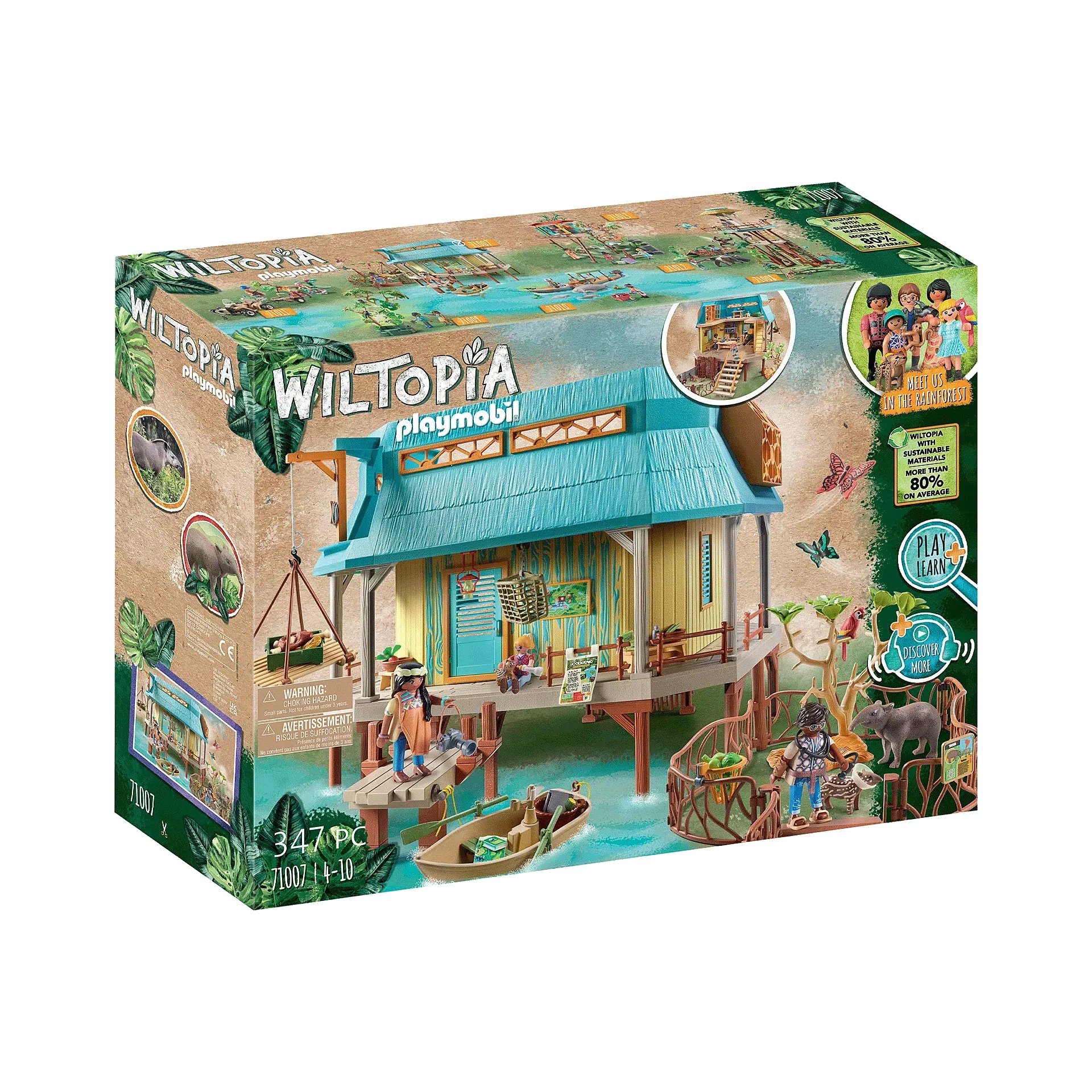 Playmobil-Wiltopia - Animal Care Station-71007-Legacy Toys