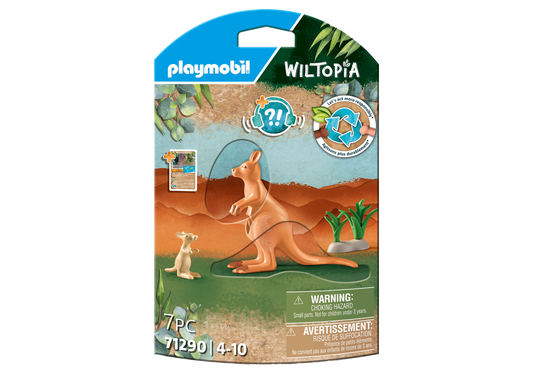 Playmobil-Wiltopia - Kangaroo with Joey-71290-Legacy Toys