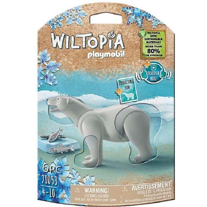 Playmobil-Wiltopia - Polar Bear-71053-Legacy Toys