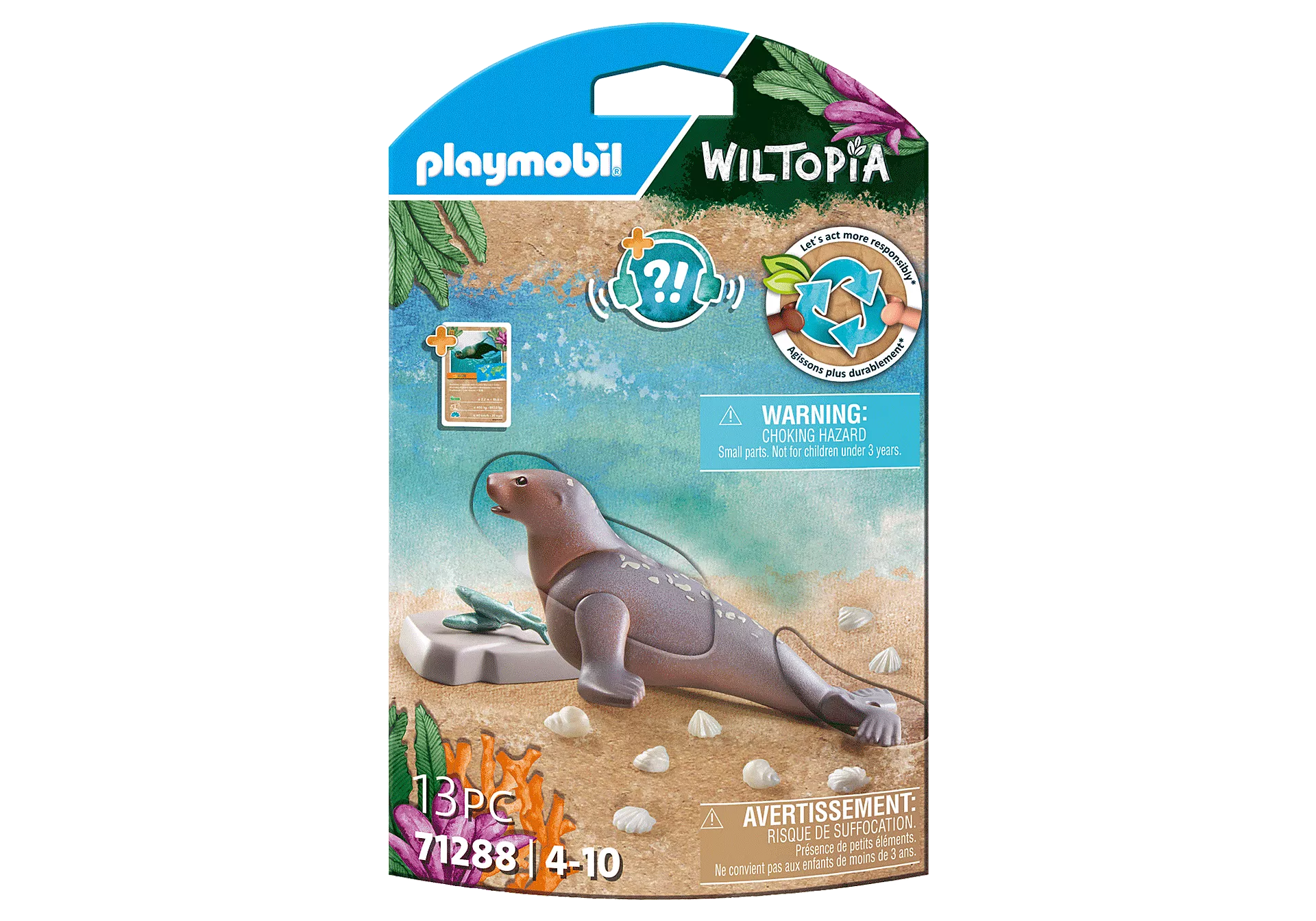 Playmobil-Wiltopia - Sea Lion-71288-Legacy Toys