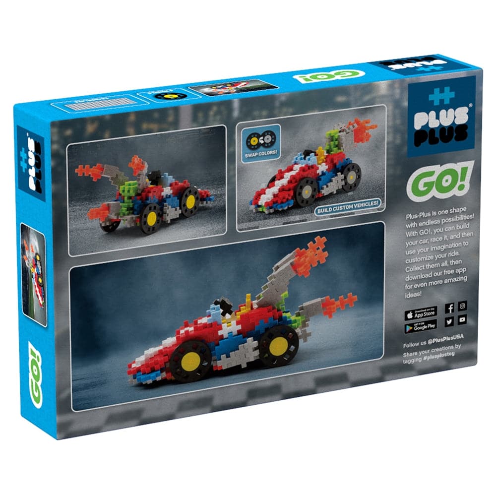 Plus-Plus USA-Go! Crazy Cart Plus Plus-PP5056-Legacy Toys