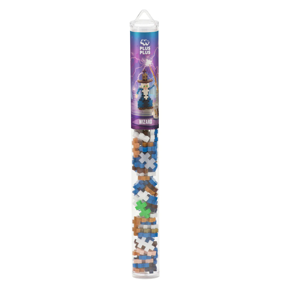 Plus-Plus USA-Plus-Plus Tube 70 pc - Wizard-05143-Legacy Toys