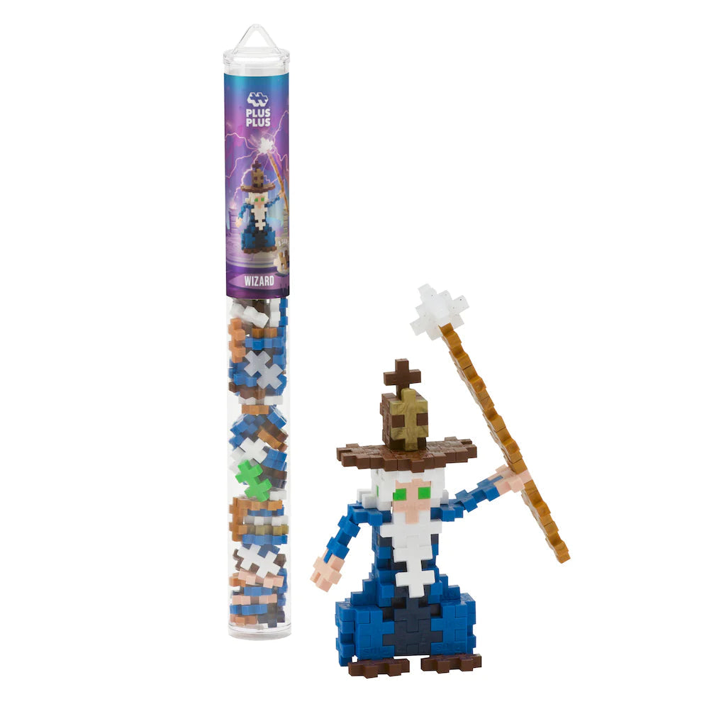 Plus-Plus USA-Plus-Plus Tube 70 pc - Wizard-05143-Legacy Toys