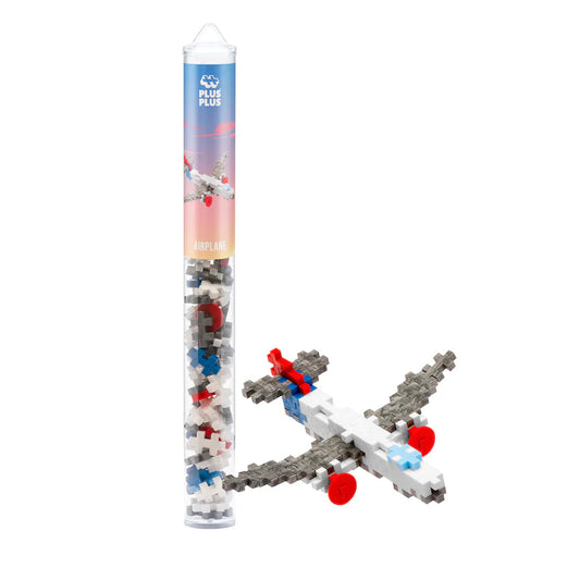 Plus-Plus USA-Plus-Plus Tube - Airplane-05118-Legacy Toys