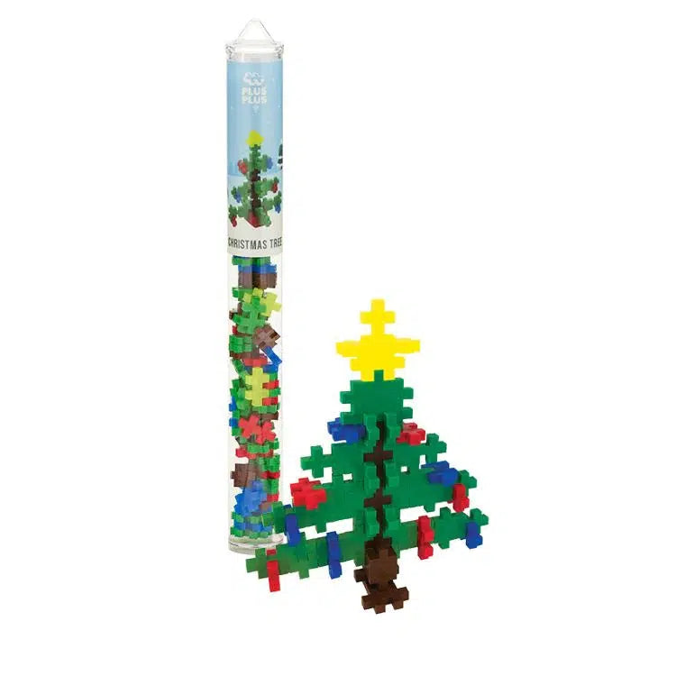 Plus-Plus USA-Plus-Plus Tube - Christmas Tree-04118-Legacy Toys