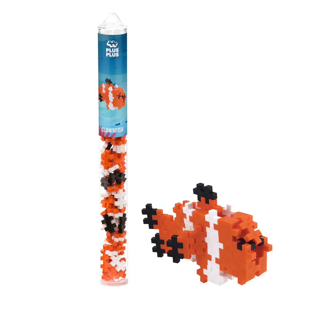 Plus-Plus USA-Plus-Plus Tube - Clownfish-04124-Legacy Toys