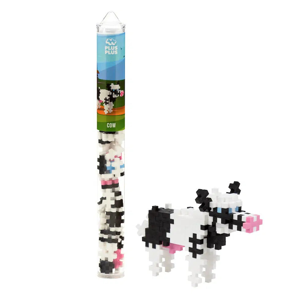 Plus-Plus USA-Plus-Plus Tube - Cow-04150-Legacy Toys