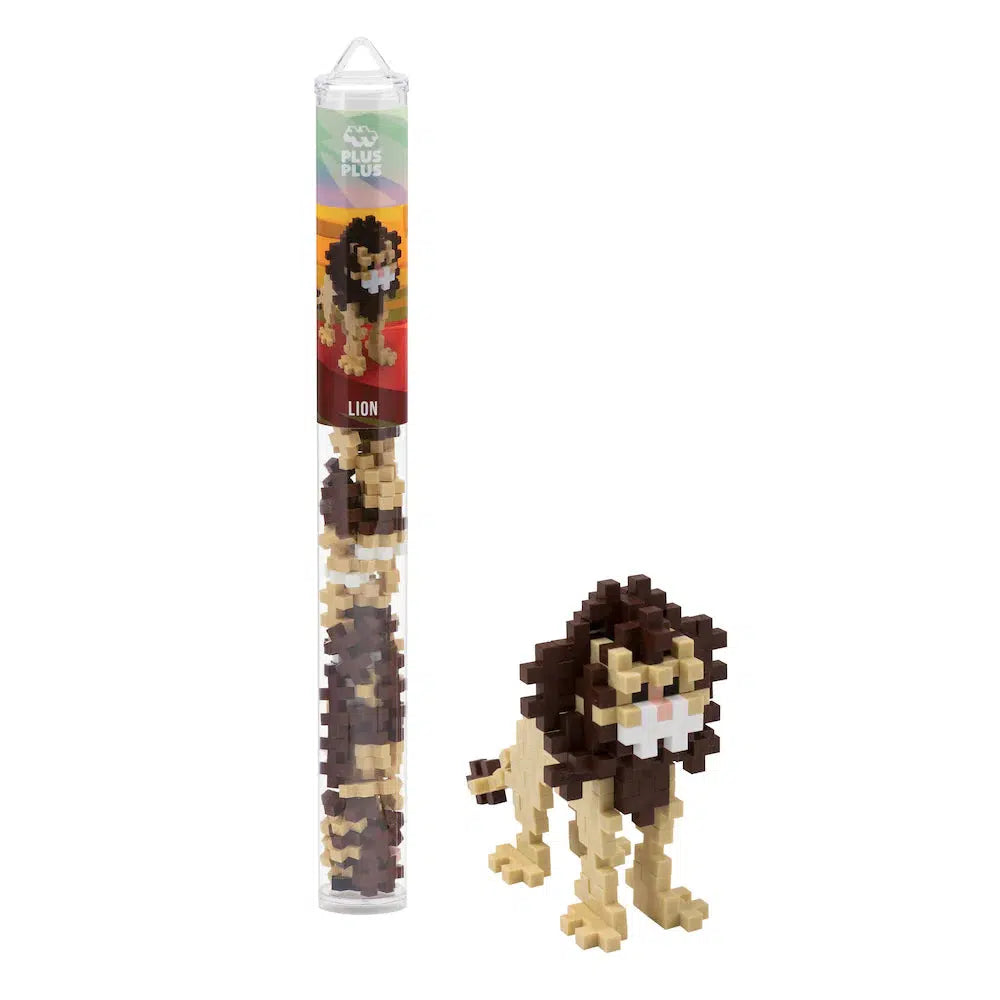 Plus-Plus USA-Plus-Plus Tube - Lion-04168-Legacy Toys