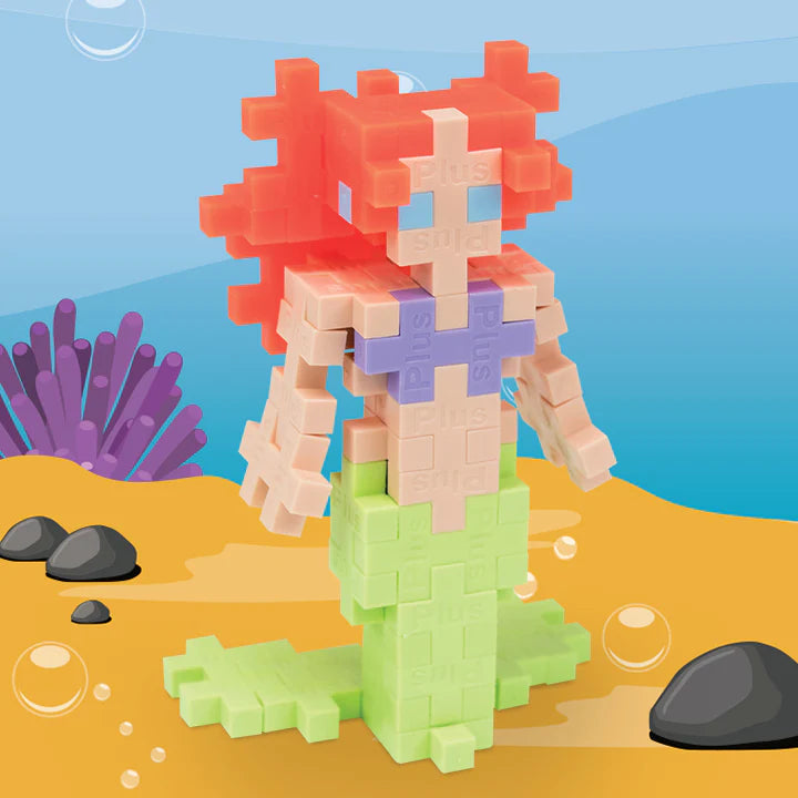 Plus-Plus USA-Plus-Plus Tube - Mermaid-04128-Legacy Toys