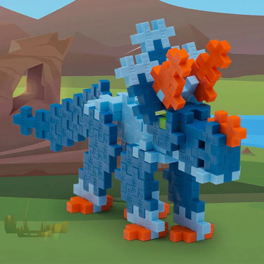 Plus-Plus USA-Plus-Plus Tube - Triceratops-04136-Legacy Toys