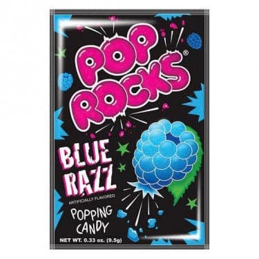 Pop Rocks-Pop Rocks Blue Razz 0.33 oz. Bag-400291-Legacy Toys