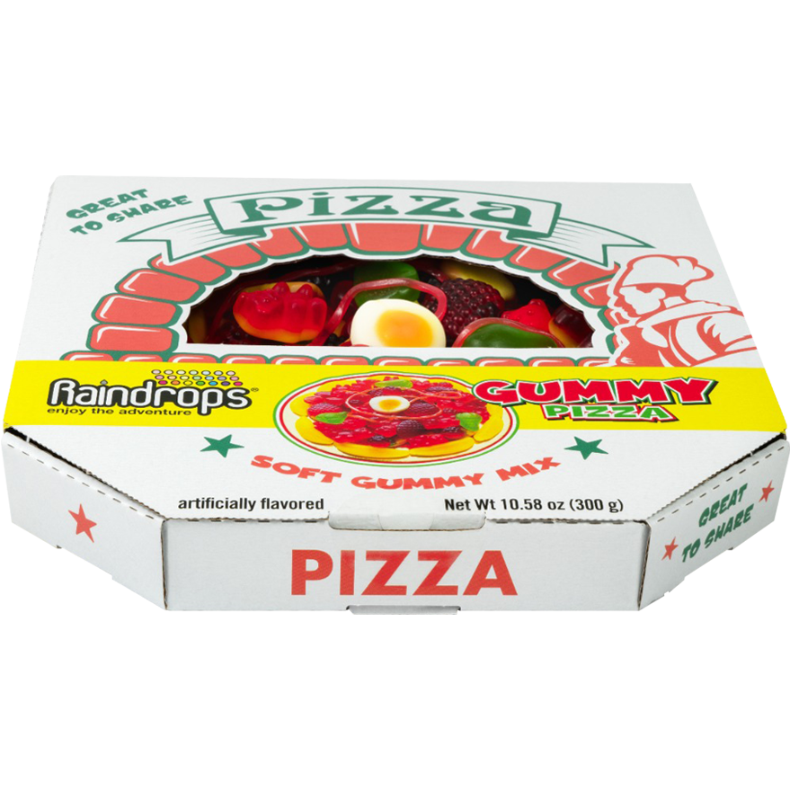 Raindrops-Gummy Pizza Large 10.58 oz. Box-R11300-Legacy Toys