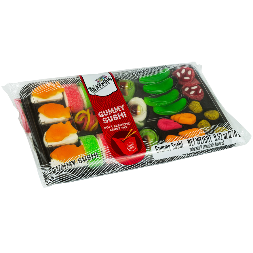 Raindrops-Gummy Sushi Large 9.52 oz-R11400-Legacy Toys