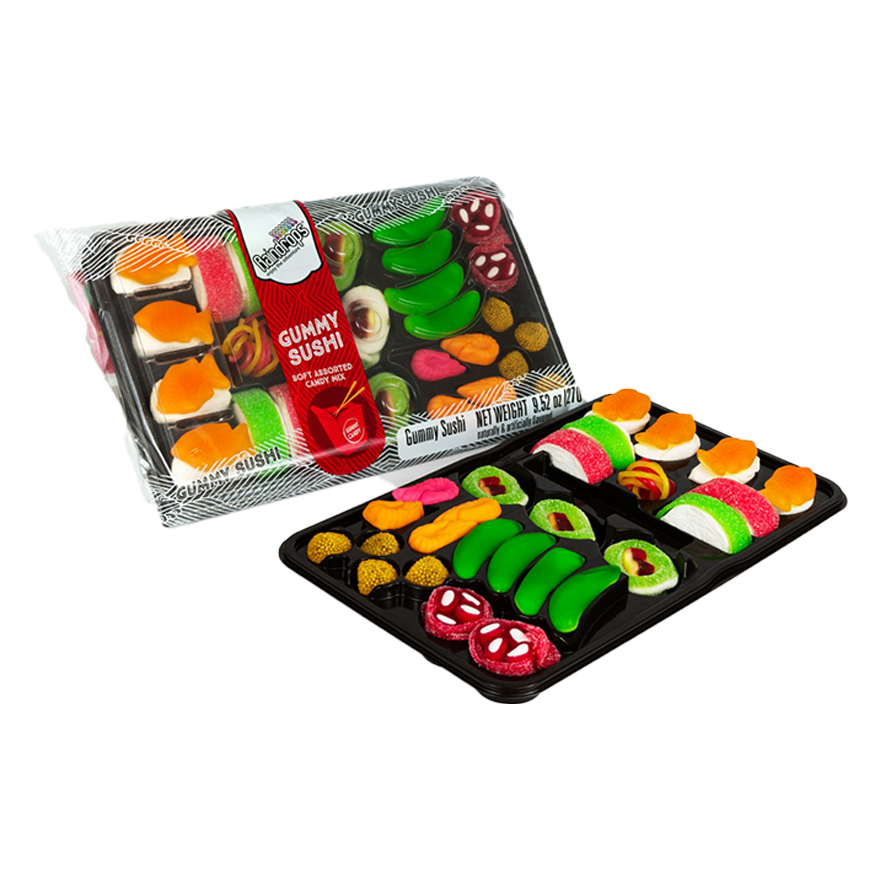 Raindrops - Mini Gummy Sushi, 1.4 oz.