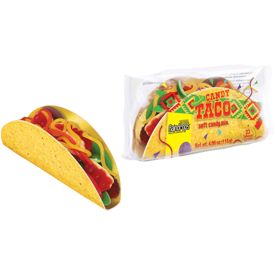 Raindrops-Gummy Taco Small 4.06 oz.-R11500-Legacy Toys