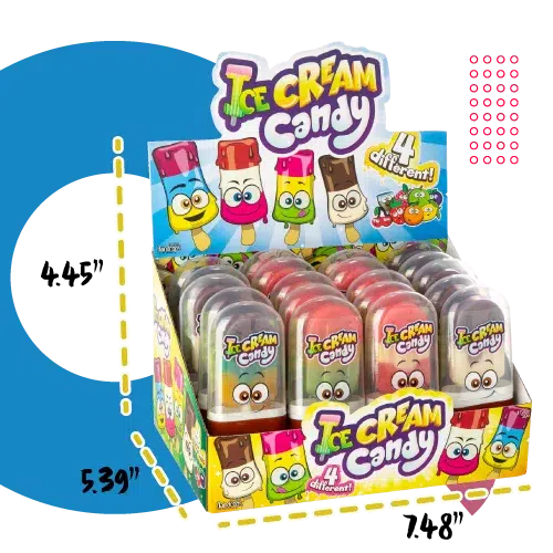 Raindrops-Ice Cream Candy Pop 0.88 oz.--Legacy Toys