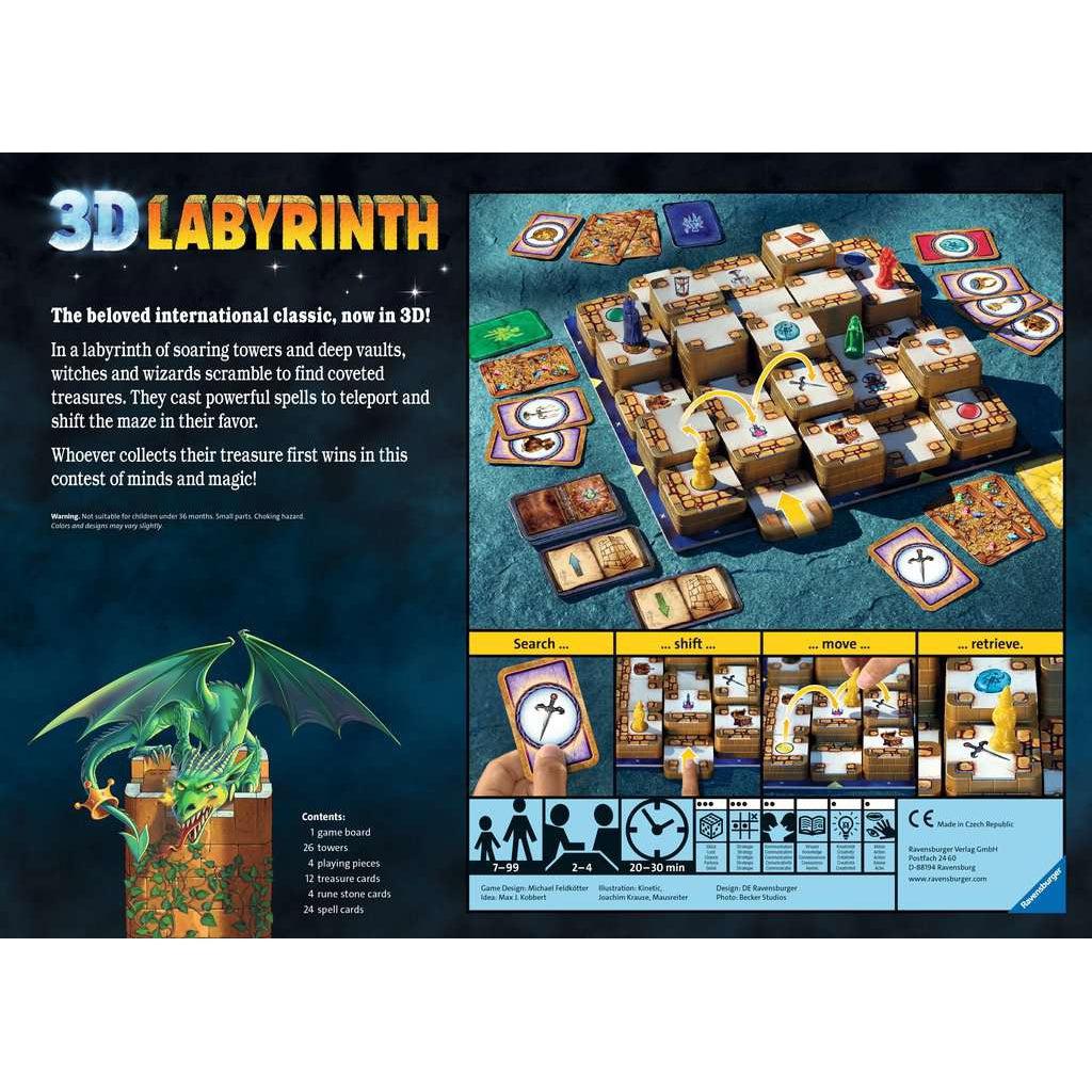 Ravensburger-3D Labyrinth Game-26831-Legacy Toys