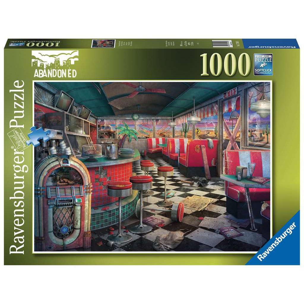 Ravensburger-Abandoned: Decaying Diner 1000 Piece Puzzle-17509-Legacy Toys