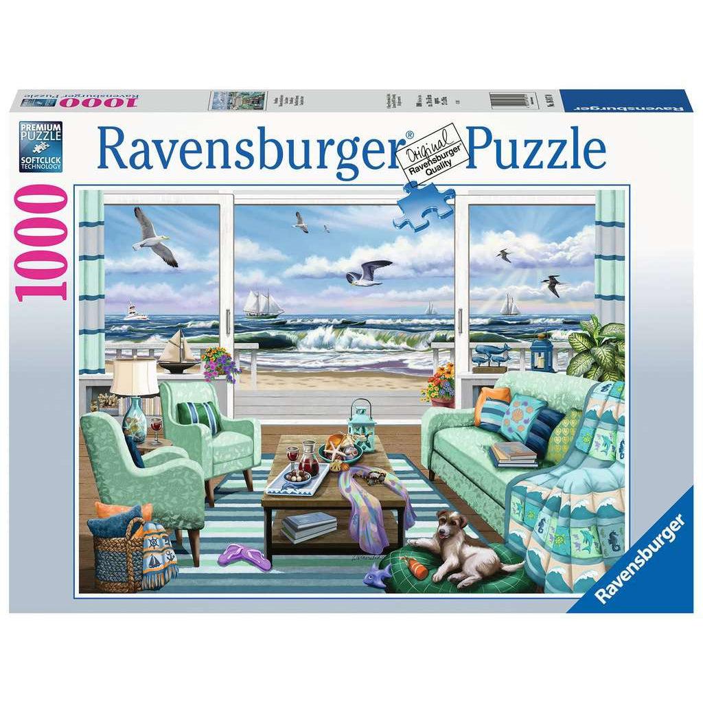 Ravensburger-Beachfront Getaway 1000 Piece Puzzle-16817-Legacy Toys