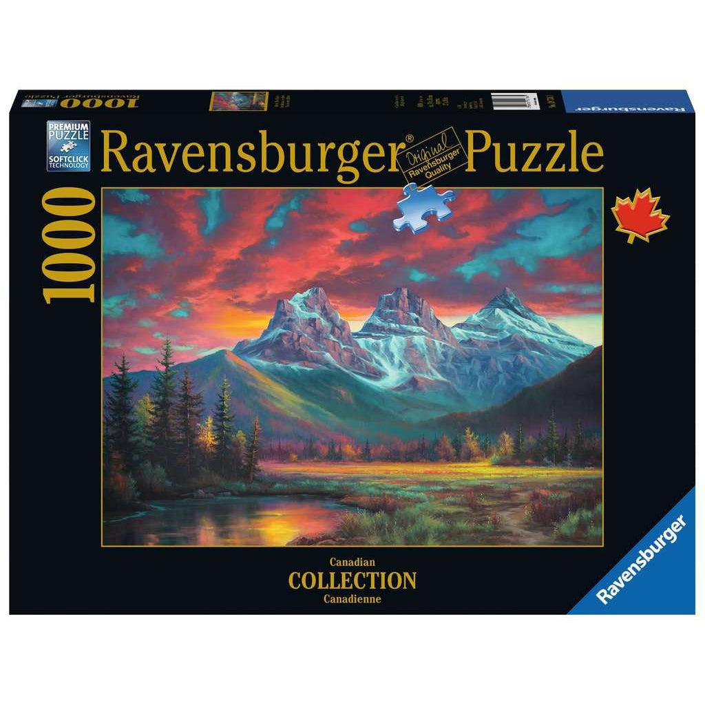 Ravensburger-Canadian Collection: Alberta's Three Sisters 1000 Piece Puzzle-19736-Legacy Toys