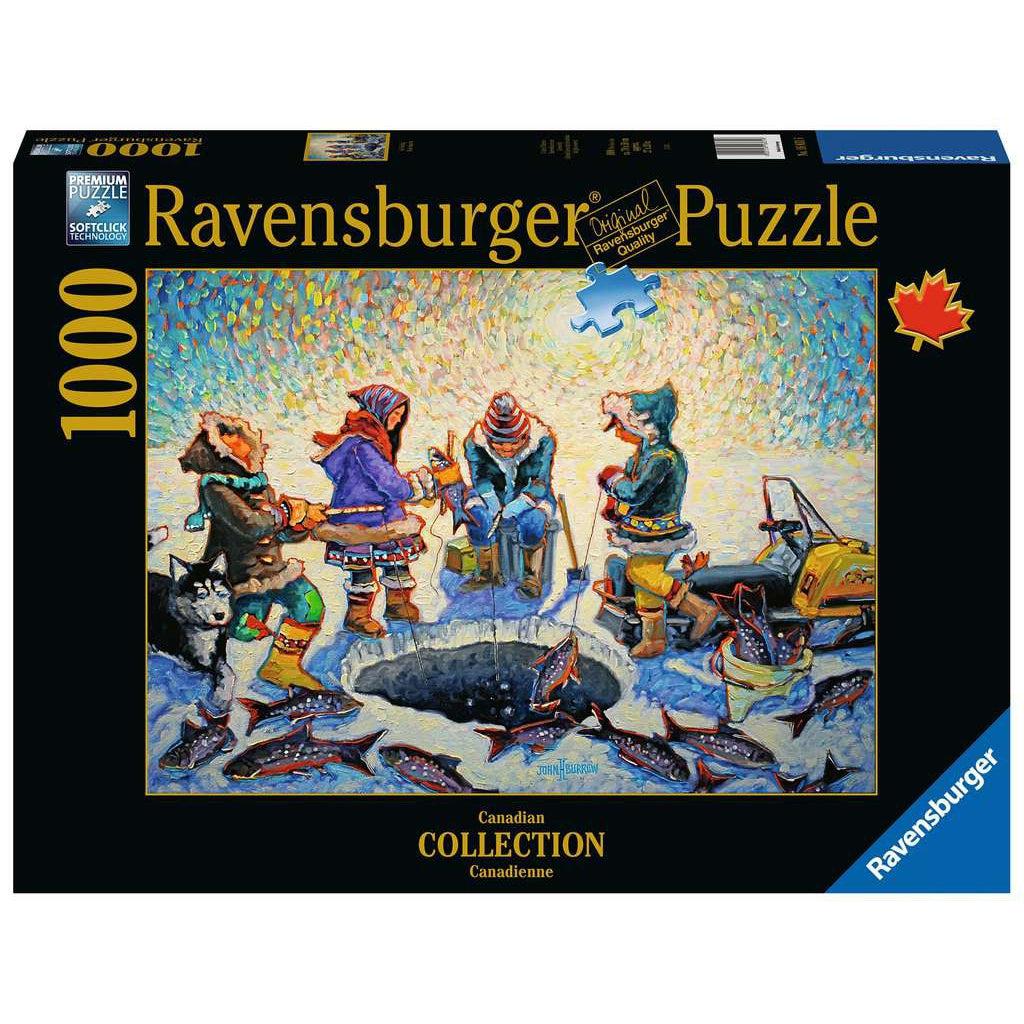 Ravensburger-Canadian Collection: Ice Fishing 1000 Piece Puzzle-16831-Legacy Toys