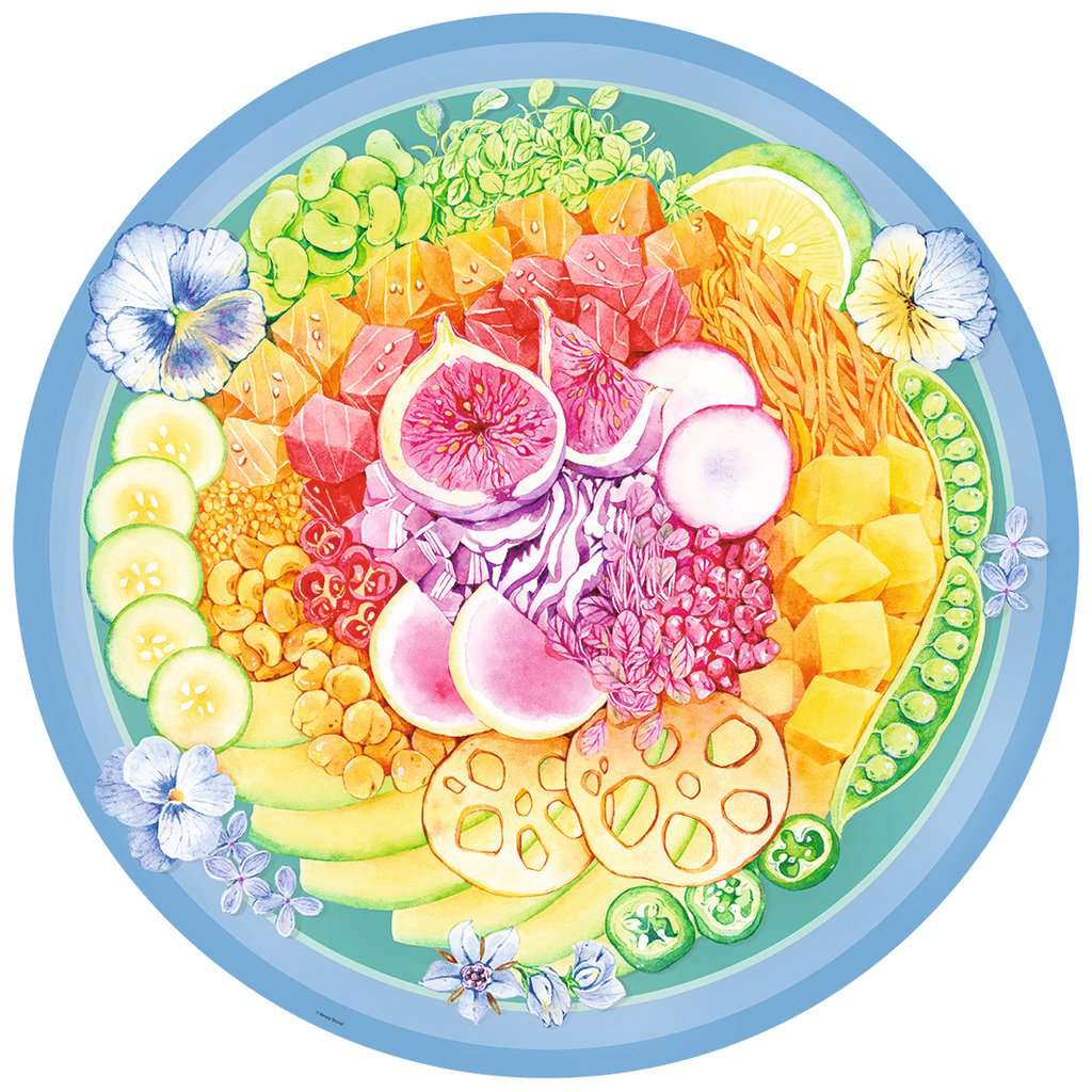 Ravensburger-Circle of Colors: Poke Bowl 500 Piece Puzzle-17351-Legacy Toys