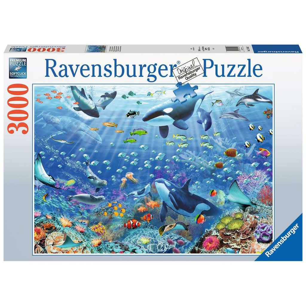 Ravensburger-Colorful Underwater World 3000 Piece Puzzle-17444-Legacy Toys