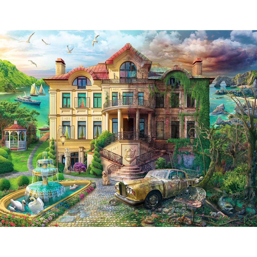 Ravensburger-Cove Manor Echoes 2000 Piece Puzzle-17464-Legacy Toys