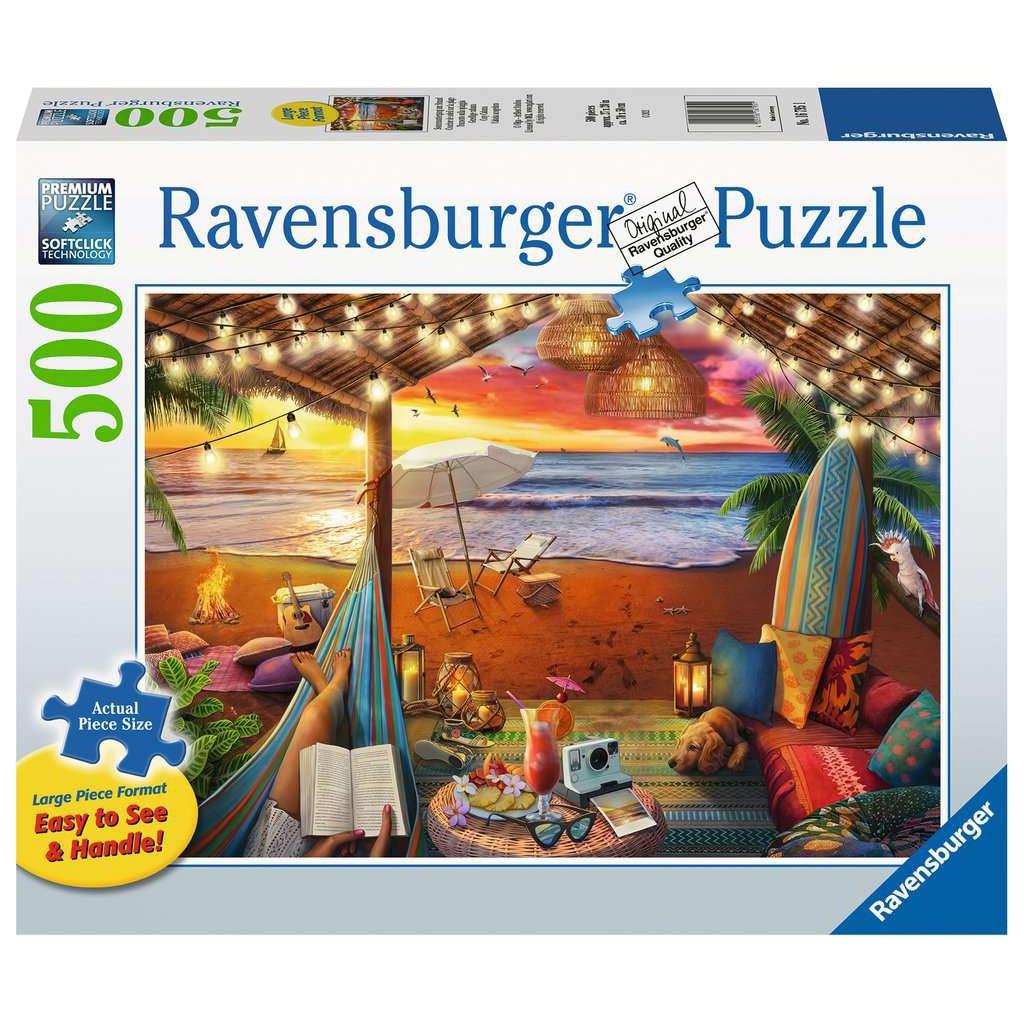 Ravensburger-Cozy Cabana 500 Piece Large Format-16795-Legacy Toys