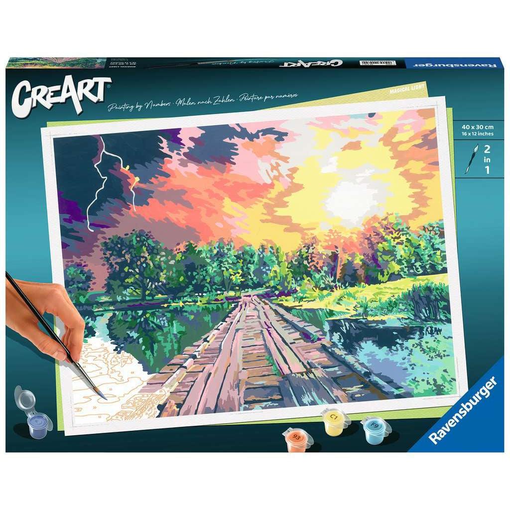 Ravensburger-CreArt Magical Light 12x16 Paint by Number-20279-Legacy Toys