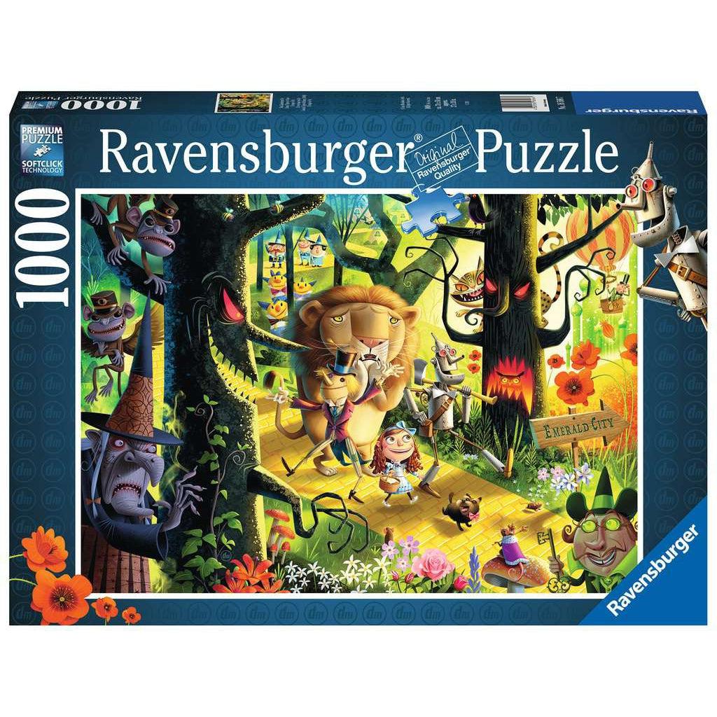 Ravensburger-Dean MacAdam: Lions, Tigers & Bears, Oh My! 1000 Piece Puzzle-16566-Legacy Toys