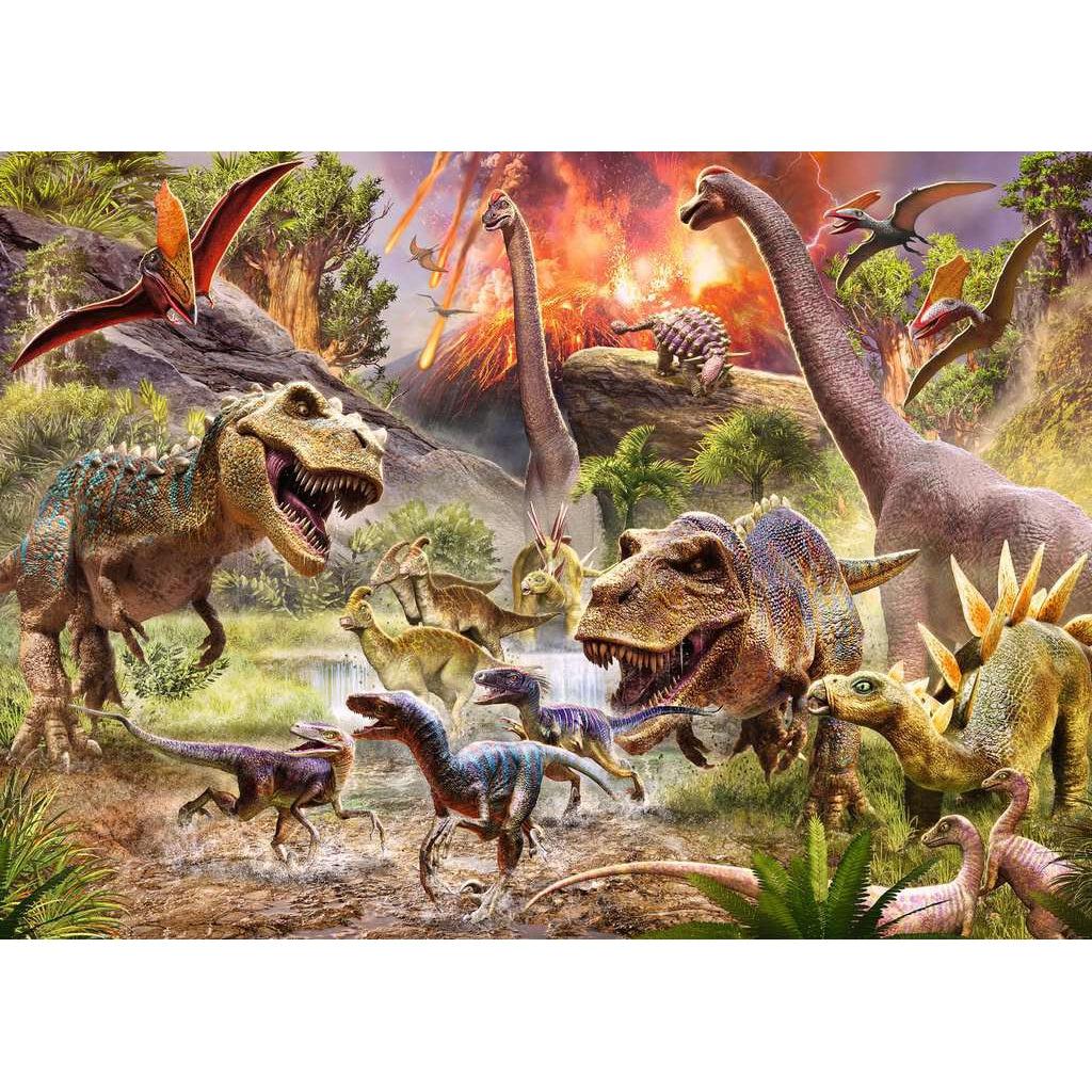 Ravensburger-Dinosaur Dash - 60 Piece Puzzle-5164-Legacy Toys