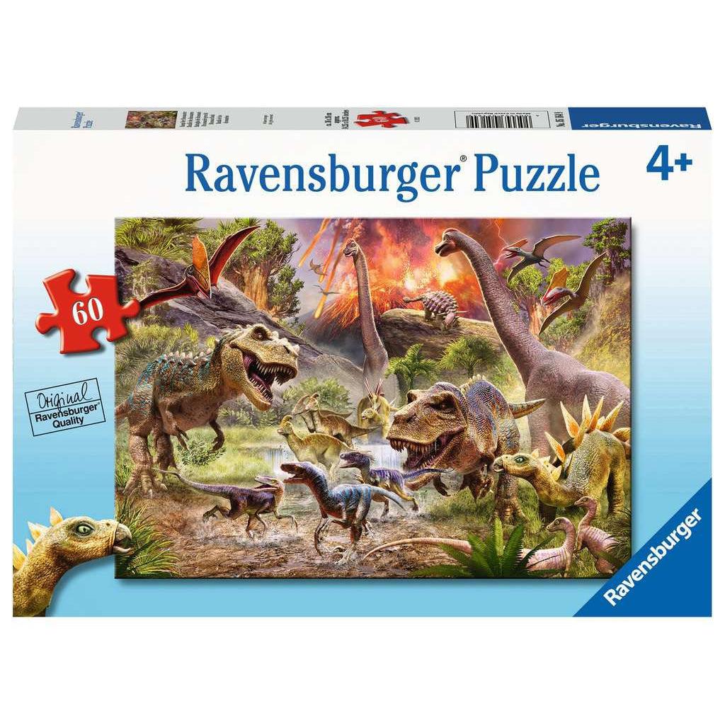 Ravensburger-Dinosaur Dash - 60 Piece Puzzle-5164-Legacy Toys