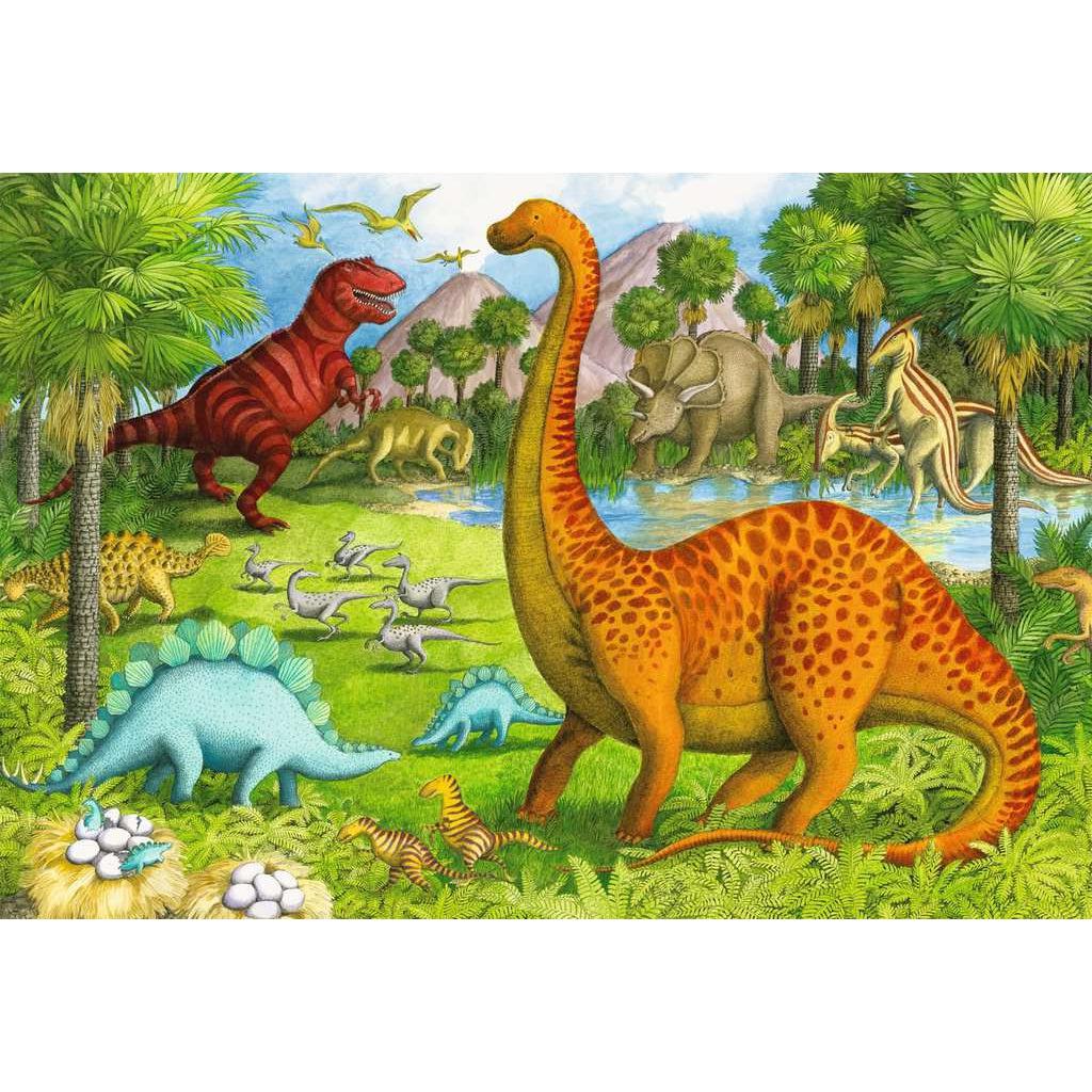 Ravensburger-Dinosaur Pals Floor Puzzle - 24 Piece Puzzle-5266-Legacy Toys