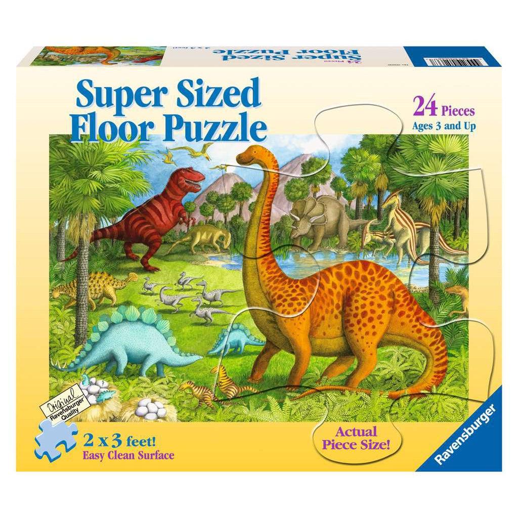 Ravensburger-Dinosaur Pals Floor Puzzle - 24 Piece Puzzle-5266-Legacy Toys