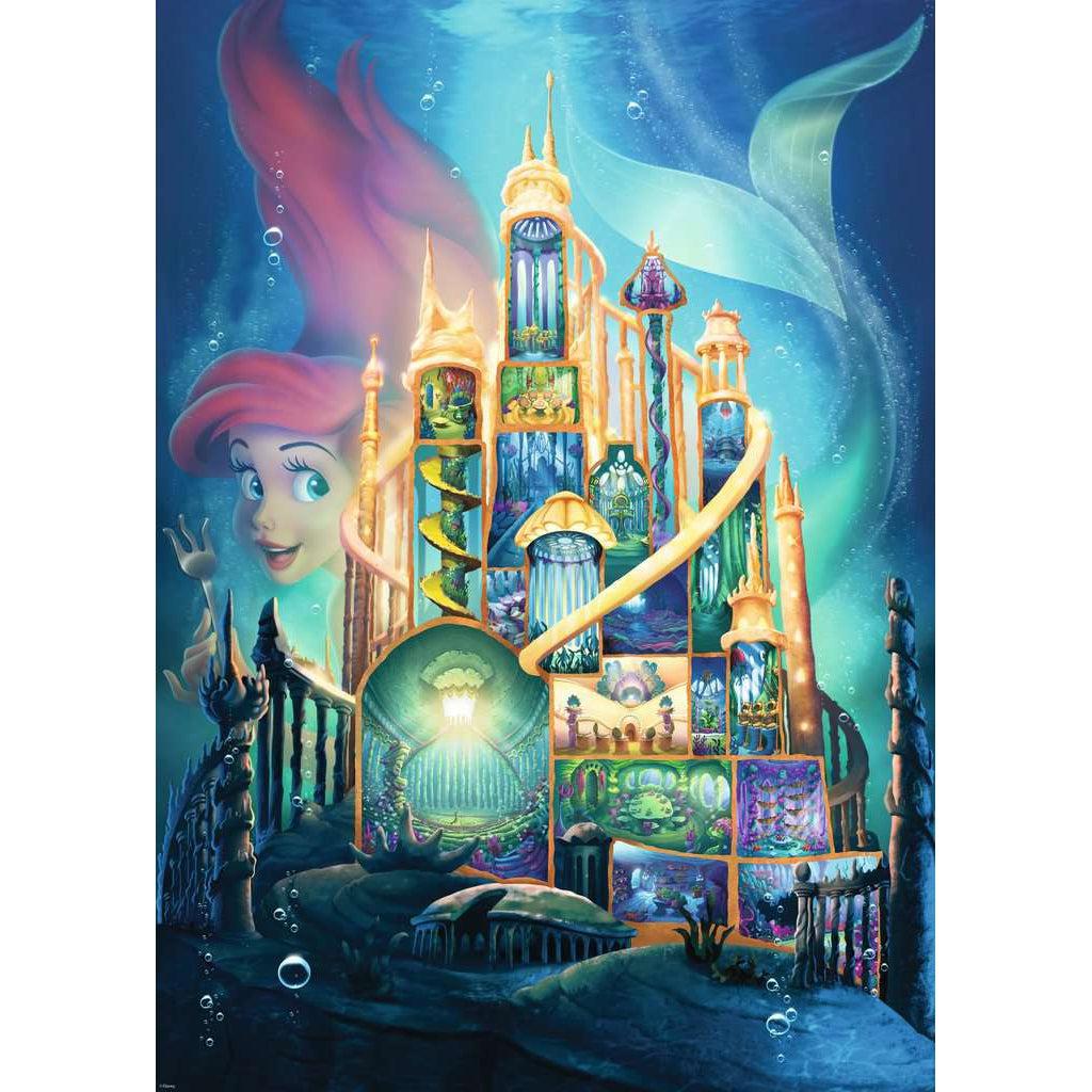 Ravensburger-Disney Castles: Ariel 1000 Piece Puzzle-17337-Legacy Toys