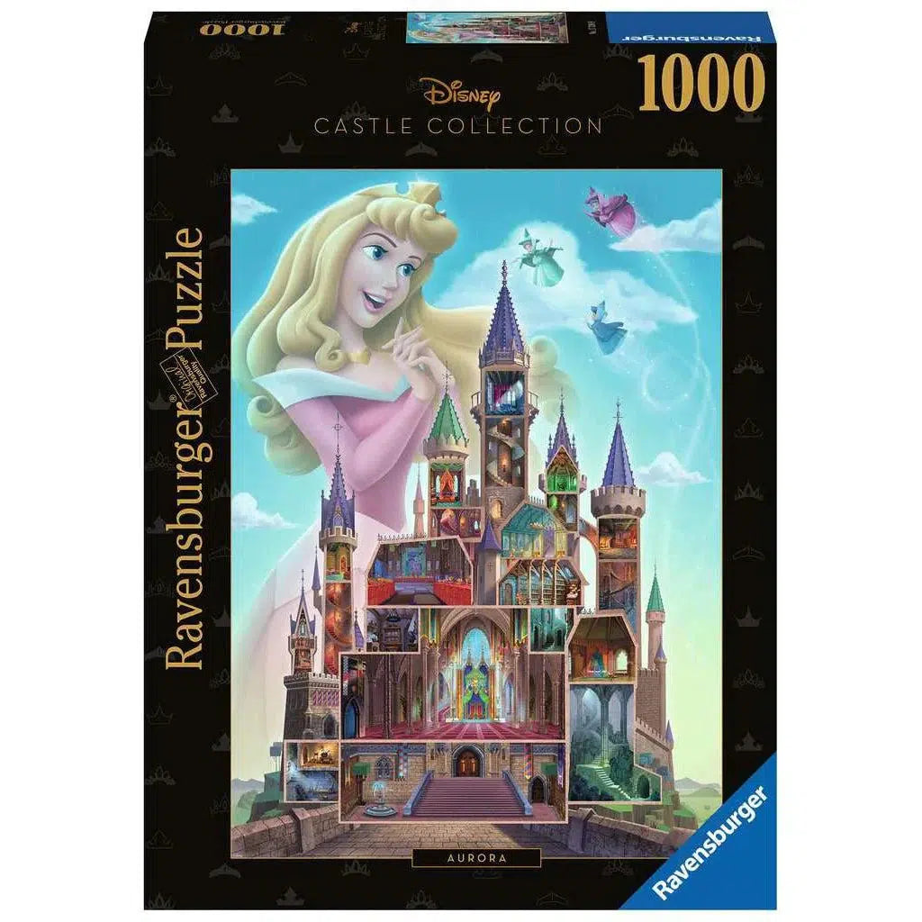 Ravensburger-Disney Castles: Aurora 1000 Piece Puzzle-17338-Legacy Toys
