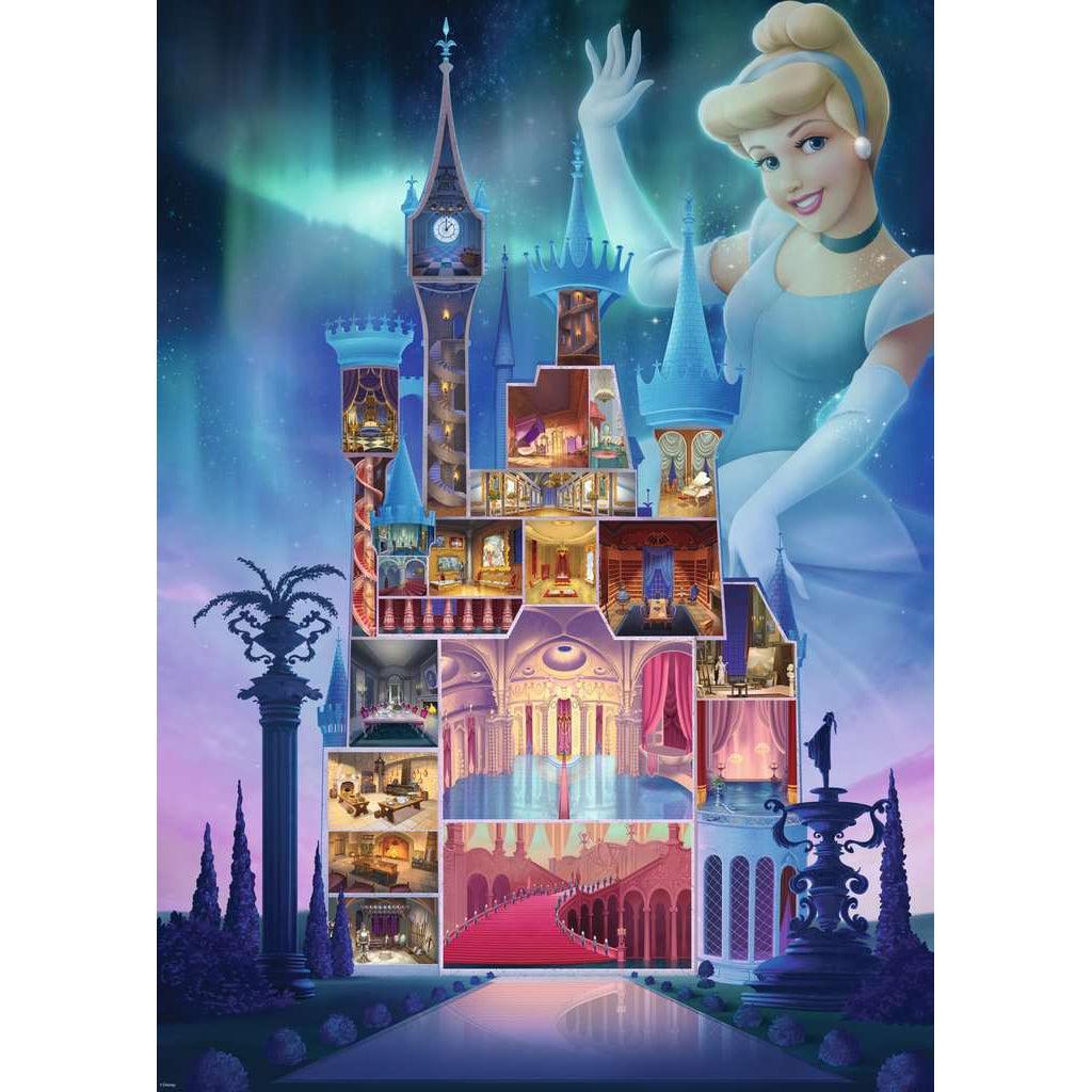 Ravensburger-Disney Castles: Cinderella 1000 Piece Puzzle-17331-Legacy Toys