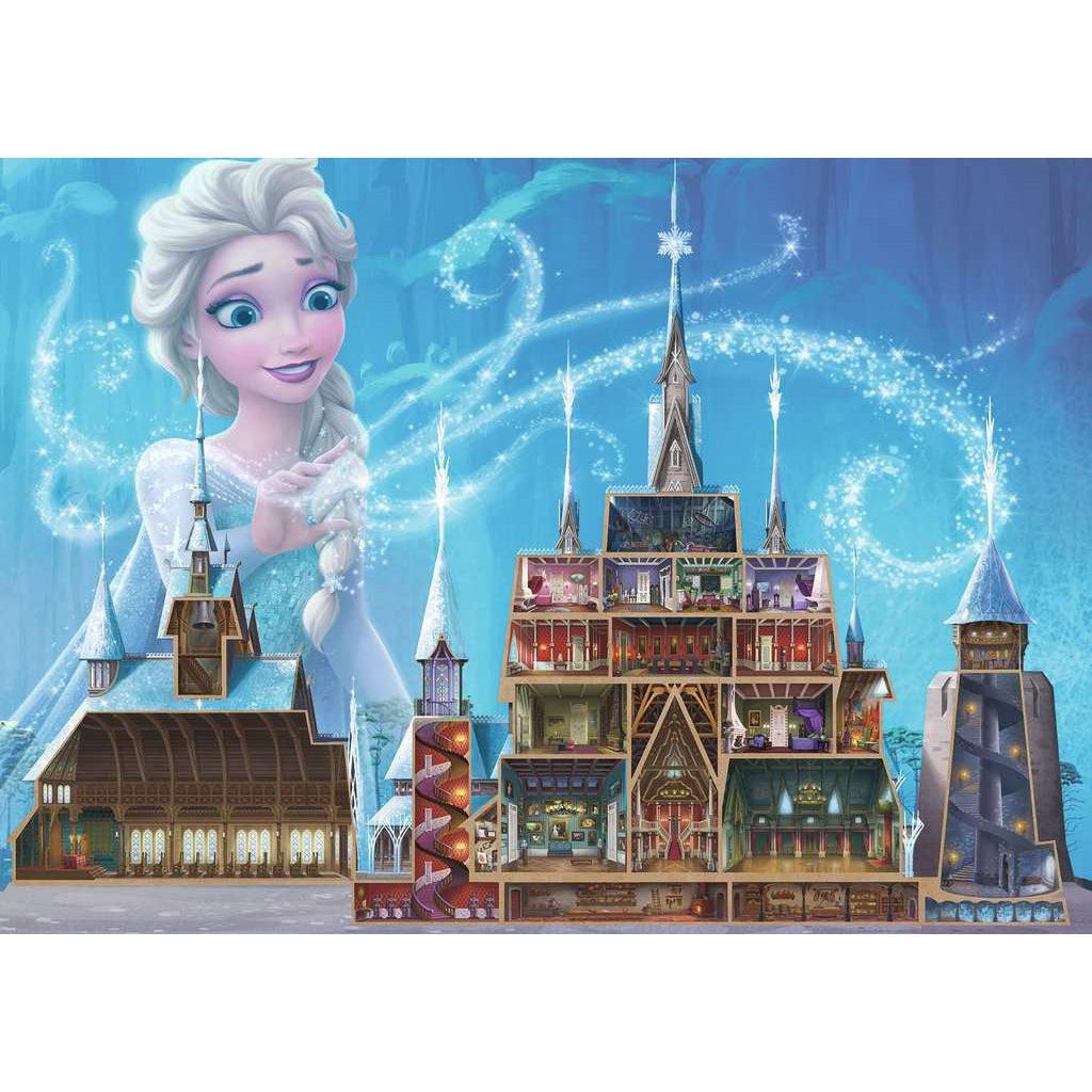 Ravensburger-Disney Castles: Elsa 1000 Piece Puzzle-17333-Legacy Toys
