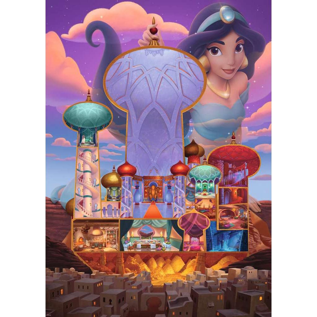 Ravensburger-Disney Castles: Jasmine 1000 Piece Puzzle-17330-Legacy Toys
