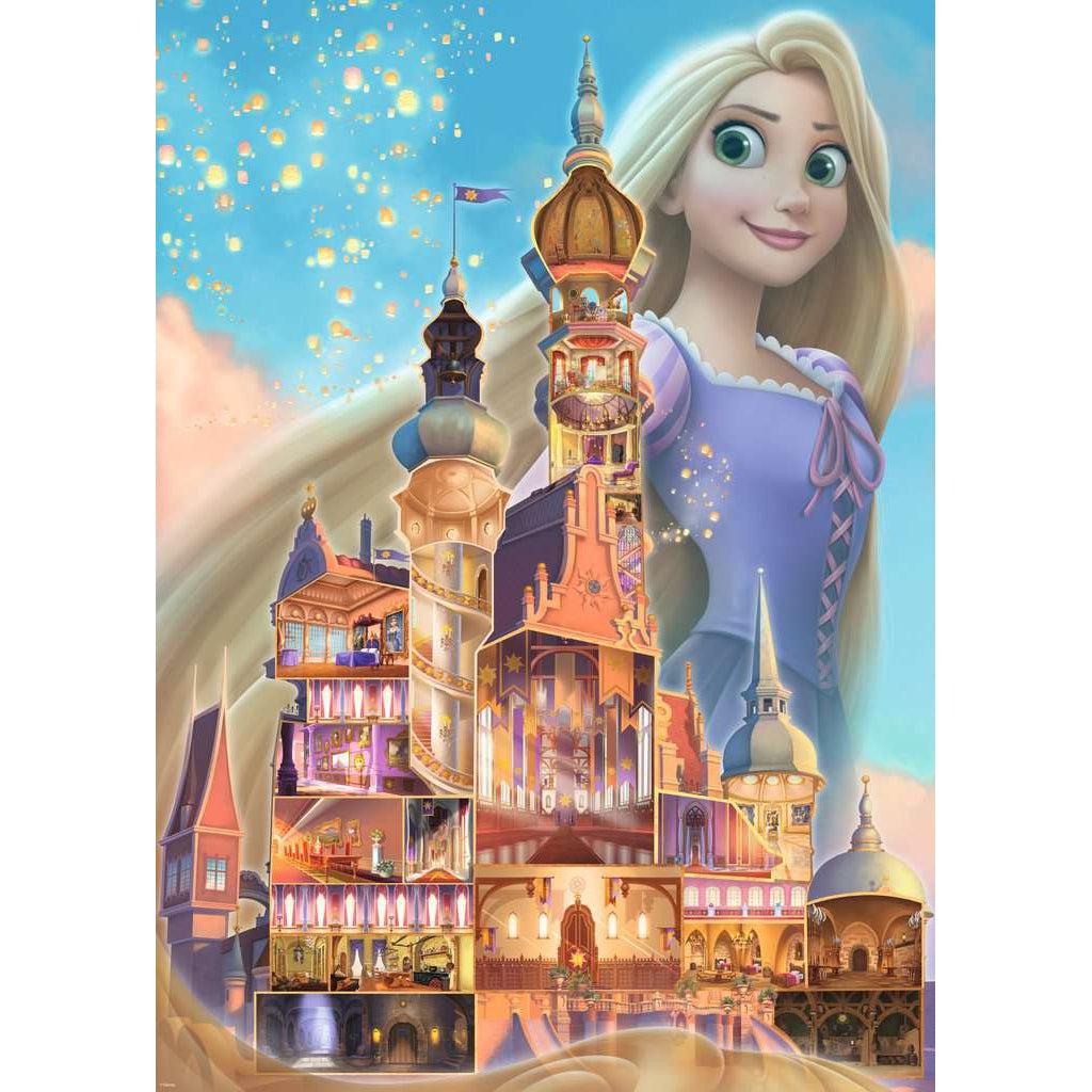 Ravensburger-Disney Castles: Rapunzel 1000 Piece Puzzle-17336-Legacy Toys