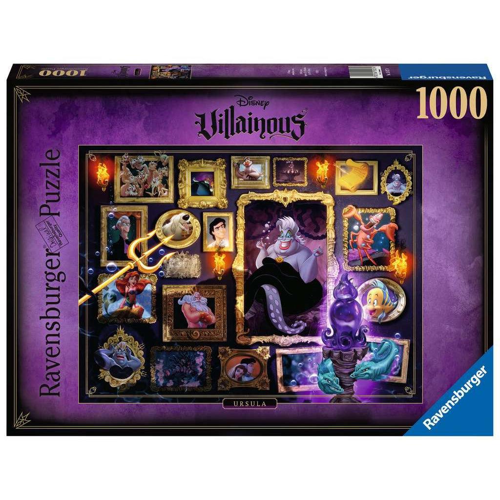 Ravensburger-Disney Villainous: Ursula 1000 Piece Puzzle-15027-Legacy Toys
