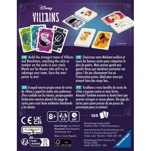 Ravensburger-Disney Villains: the Card Game-27285-Legacy Toys