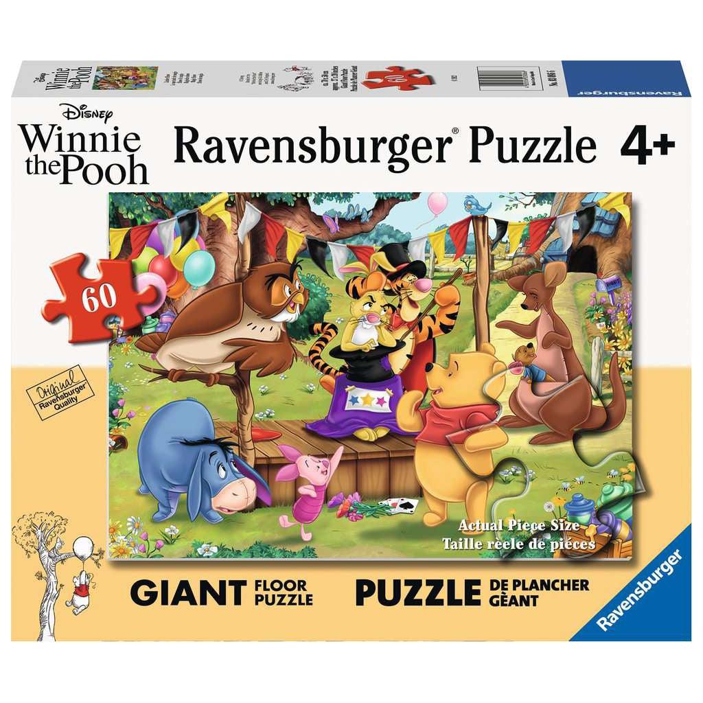 Ravensburger-Disney Winnie the Pooh: Magic Show 60 Piece Floor Puzzle-3086-Legacy Toys